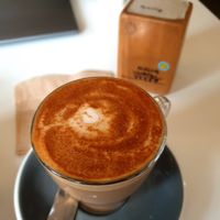 soy based coffee drinks at Analog Garden in Seoul