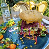  at David's Cafe in Stege