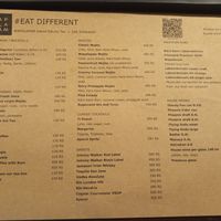 Drinks menu at Wapalapam in Le Morne