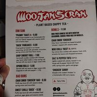 Dishes available to eat in at Down the Hatch at Woo Tan Scran - Cloud Kitchen in Liverpool