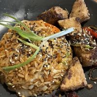 Salt n pepper tofu w fried rice   at Woo Tan Scran - Cloud Kitchen in Liverpool