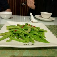 Green beans at Samadhi Art & Cafe in Xiamen