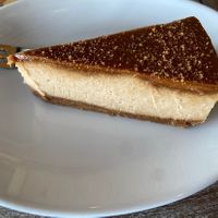 Speculoos cheesecake (vegan) at Pier 7 in Vlissingen