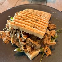 Pulled pork focaccia  at Pier 7 in Vlissingen