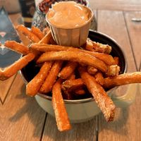 Sweet potato fries  at Pier 7 in Vlissingen