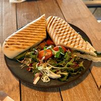 Mushroom panini  at Pier 7 in Vlissingen