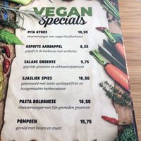 Die vegane Auswahl  at Pier 7 in Vlissingen