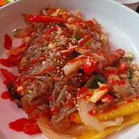 Vegetarian Japchae - The only option in the evening at Yeonnam There 연남그곳  in Seoul