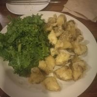 Fried mushrooms and salas at Yeonnam There 연남그곳  in Seoul