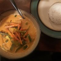Panang curry with tofu at Thai Square in Denton