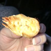 Vegan Mac n cheese wonton from food truck  at All American Wontons in Massapequa