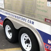 Food truck  at All American Wontons in Massapequa