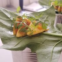 Taco de vegetales at Come Xhido in Puebla