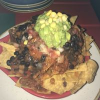 vegan nachos at El Camino Cantina in Moore Park