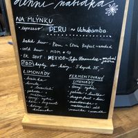Menu   at Rebelbean Vlněna in Brno