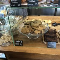 Clearly labeled vegan options   at Rebelbean Vlněna in Brno