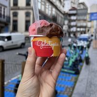   at Gelatopia in Porto