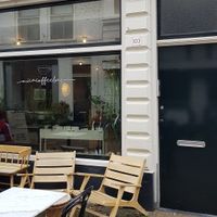 Outside at Mica Coffeebar in Haarlem