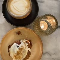 Lovely vegan options! Cinnamon roll!   at Mica Coffeebar in Haarlem