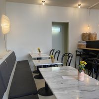 Inside (with toilet in the back) at Mica Coffeebar in Haarlem