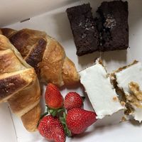 This coffeebar is my favourite in Haarlem! All the food is vegan and I highly recommend the croissants. The cafe is lovely and well decorated.  at Mica Coffeebar in Haarlem