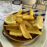Patatine con limone & pepe  at Pizzeria Donna Stella in Amalfi