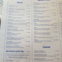 Menu June 2023 at Pizzeria Donna Stella in Amalfi