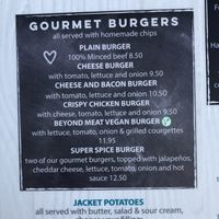 Menu!  at Lost World Restaurant in Lanzarote