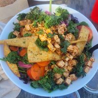 Oriental salad with blackened tofu at Trend Urban Cafe in Stone Mountain