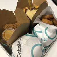 Older photo - it has since rebranded from globally local to oddburger but the food is the same.  at Odd Burger in Toronto