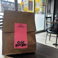   at Odd Burger in Toronto