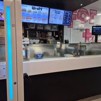 Inside at Odd Burger in Toronto