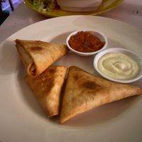 Samosas   at Plant Cafe in Cape Town