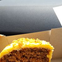 Carrot cake at Plant Cafe in Cape Town