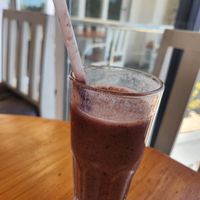 Berry smoothie at Plant Cafe in Cape Town