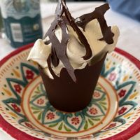 Vegan chocolate dessert   at Lo Spuntino in Camogli