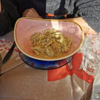 Pasta in walnut sauce at Lo Spuntino in Camogli