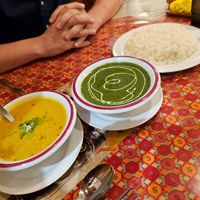 Dal, panneer and rice at Yak & Yeti in Kyoto