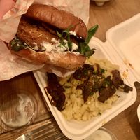 Christmas Burger & Mac ‘n Cheese at Flux in Brighton