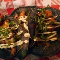 Jackfruit tacos at Flux in Brighton