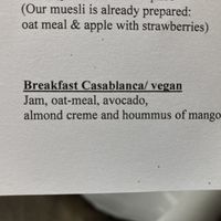 Comes with large basket of fresh bread  at Orphée in Regensburg