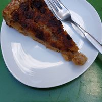 Vegan nut cake at Cafe Erika in Munich