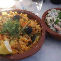 Paella en Ensalada rusa at HART in Antwerpen