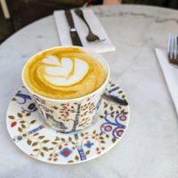 Golden milk at HART in Antwerpen