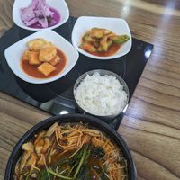 Mushroom soup for 1 at Mushroom Shabu Shabu 버섯샤브샤브 in Seogwipo