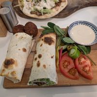 Falafel sandwich at Falafel en Hummus in The Hague