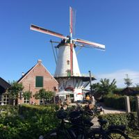 the mill at Pannekoekenmolen De Graanhalm in Burgh-haamstede