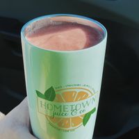 Antioxidant Booster- in their reusable swig cup🥰 at Hometown Juice in Sandwich