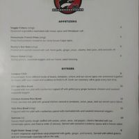 Hungry Badger menu page 1 at HungryBadger Cafe in Madison