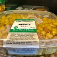 Vegan chana masala at ORD - Smoothie King - T1-B6 in Chicago